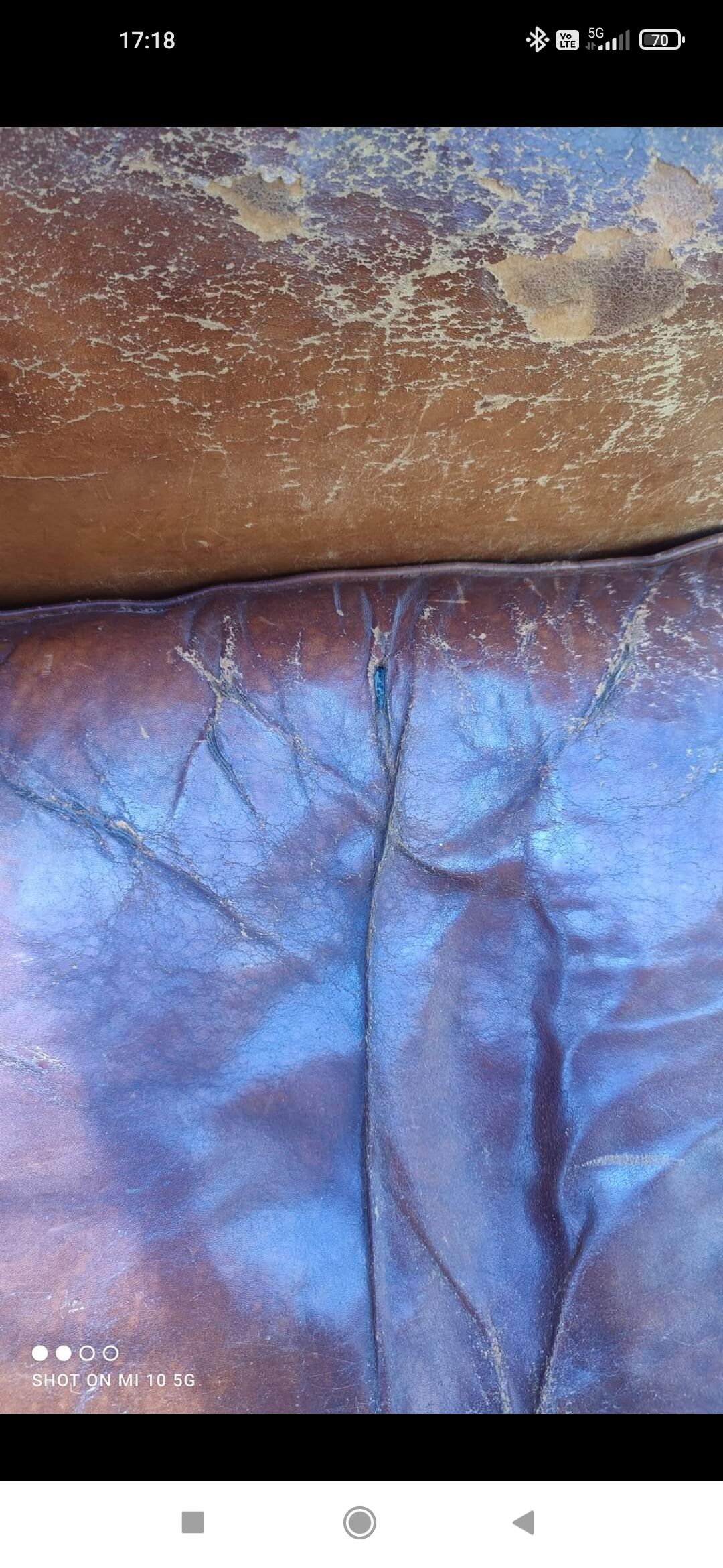 Pair of club chairs with moustache-shaped handles in Havana leather, in their original condition, circa 1930