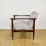 Vintage Loft armchair 1970s light brown - light grey