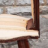 Brutalist tripod chair