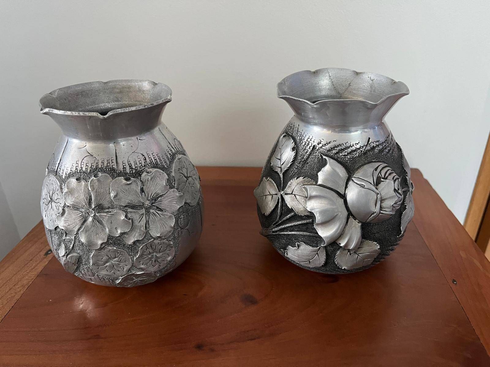 Art Deco/Art Nouveau vases signed M. Montagne vintage (1920-1930)