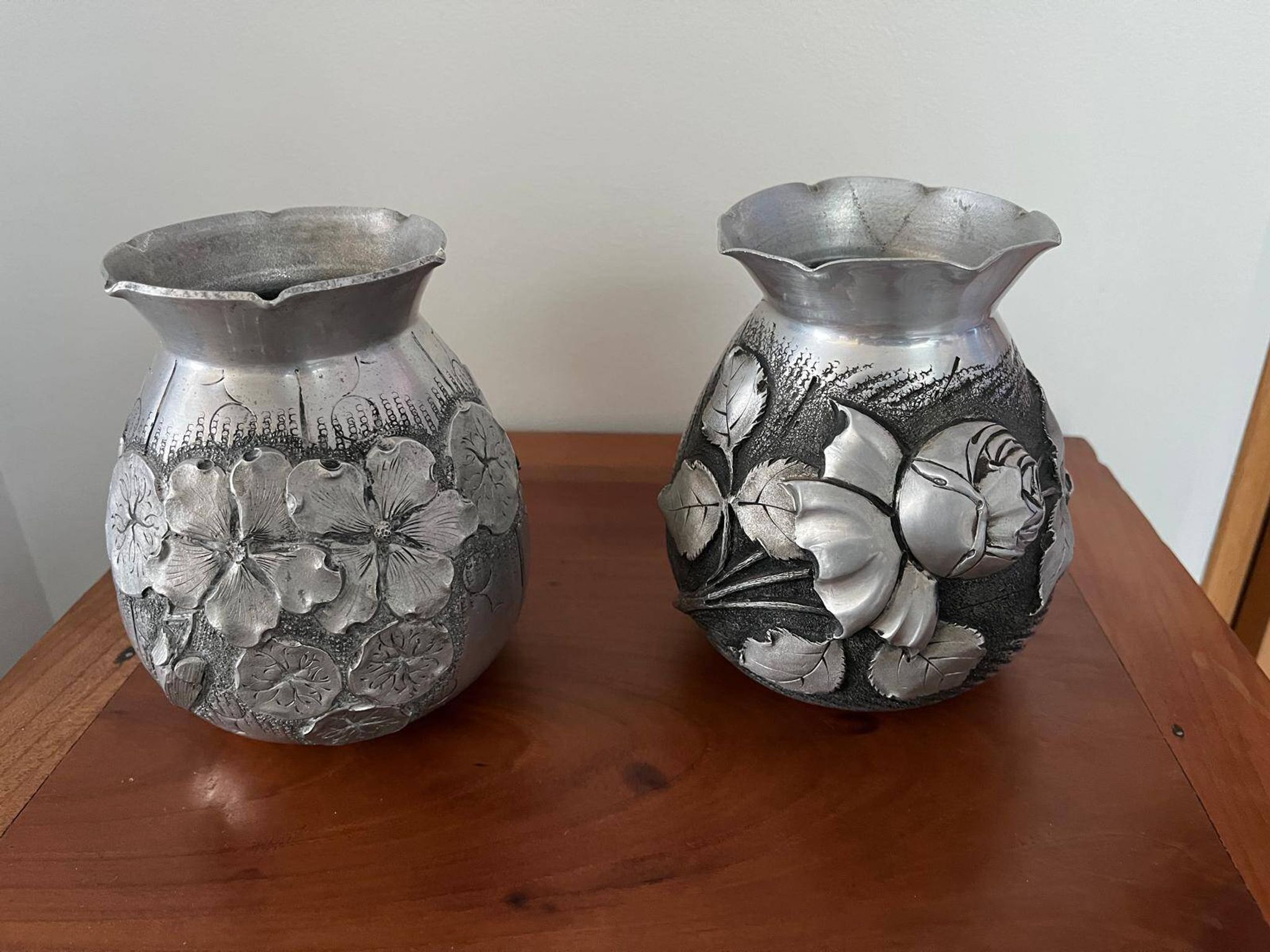 Art Deco/Art Nouveau vases signed M. Montagne vintage (1920-1930)