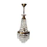 Cut glass stamped chandelier