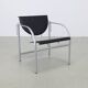 2 fauteuils postmodernes « Kokatu » en cuir par MA Ciganda pour Akaba, années 1980