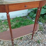 Console en bois style louis XVI