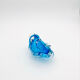 Bohémia Crystal Ashtray Josef Hospodka Blue Vintage 1960