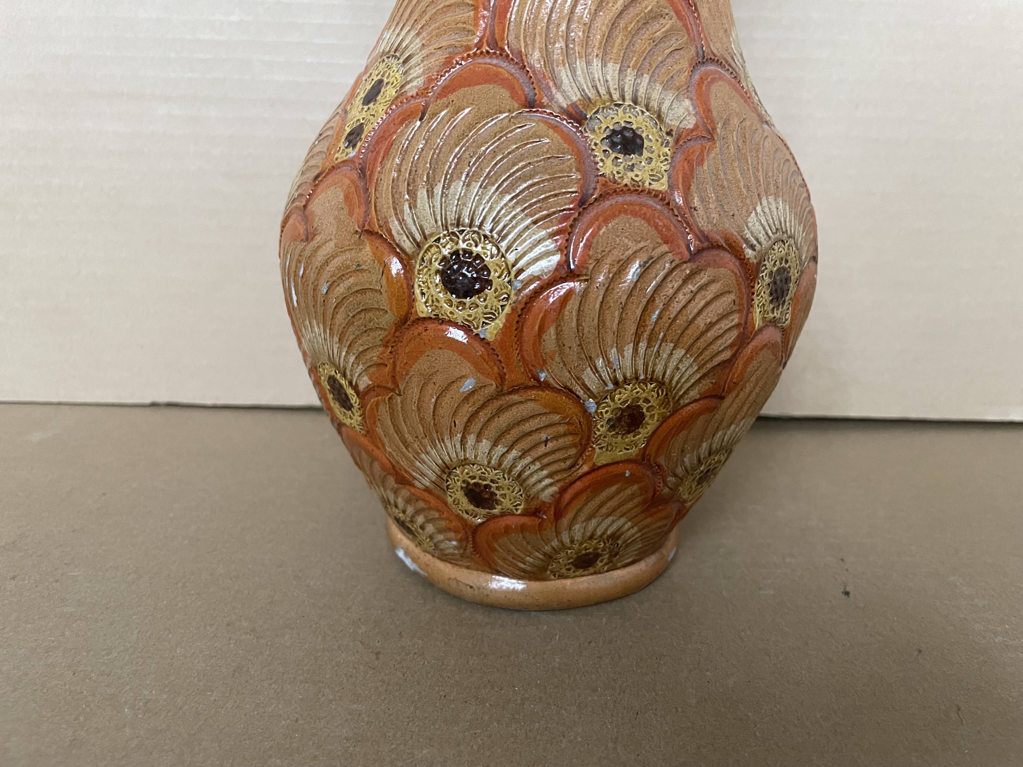 Old terracotta vase