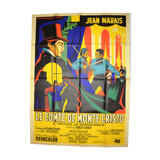 Original cinema poster "The Count of Monte Cristo " 1954 Jean Marais...