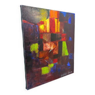 Contemporary abstract art painting