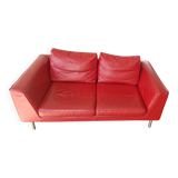 2-seater leather sofa - bo concept