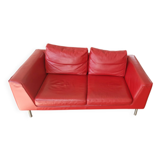 2-seater leather sofa - bo concept