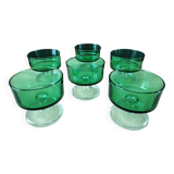 6 Vintage Luminarc Cups Cavalier Model 70s