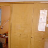 Vintage wardrobe maple feather, 50s
