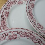 Lot of 6 flat iron earth plates