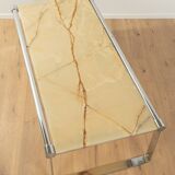 Table basse en onyx des années 1970