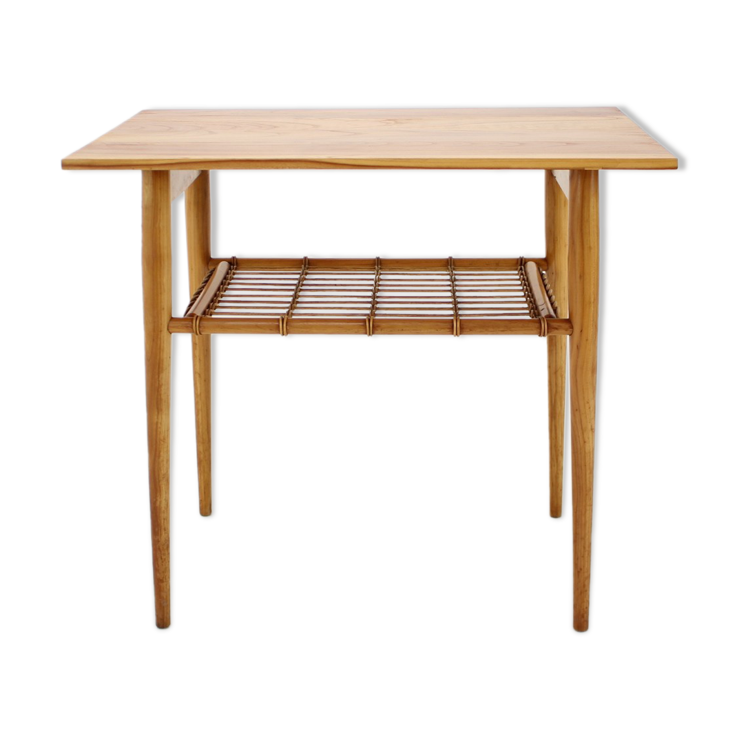 Mid-century solid wood table/ uluv, 1960's