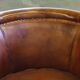 Vintage pair of 20th century Danish Leather Chairs, ca. 1930s