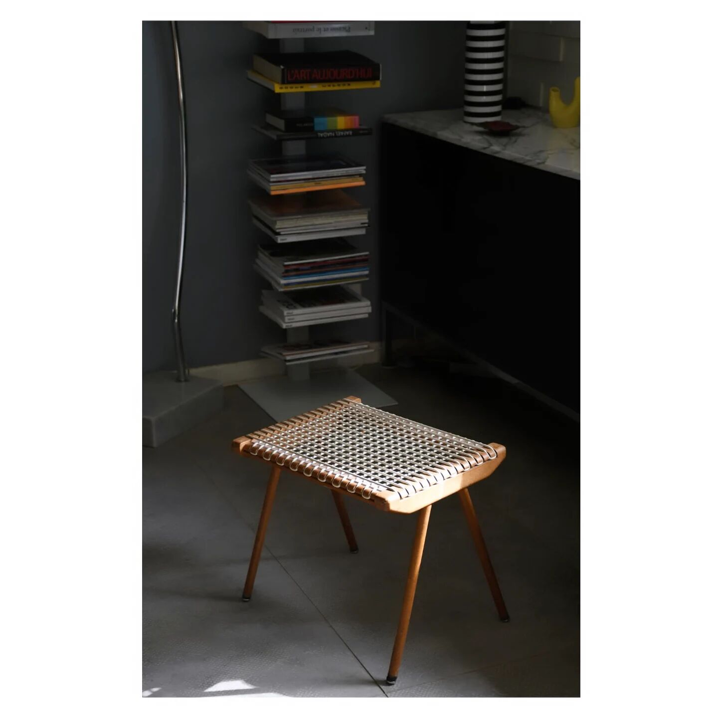 Pair of Georges Tigien stools