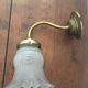 Art Deco tulip wall lamp.