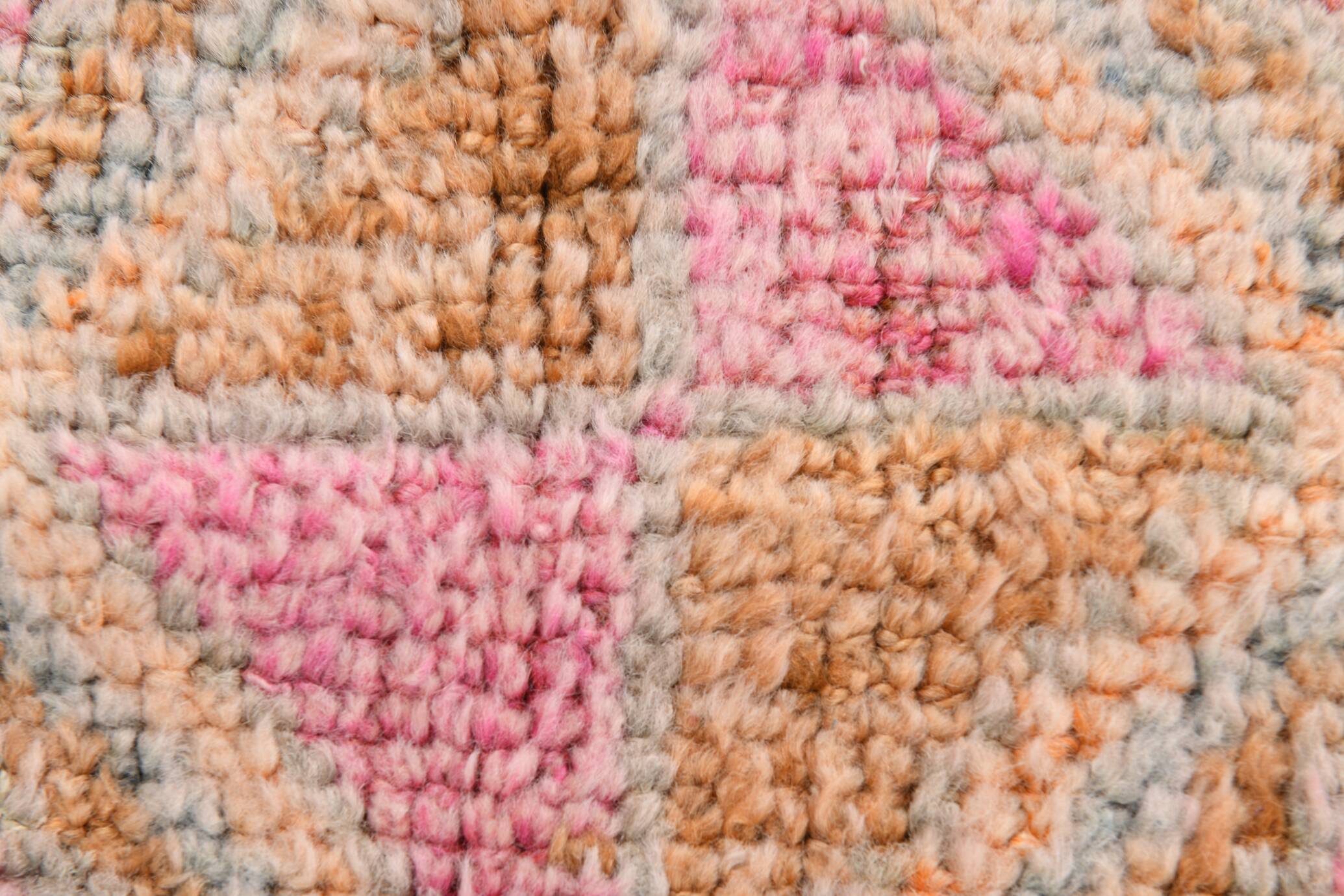 Soft Pink Turkish Vintage Runner Rug, 93x335Cm