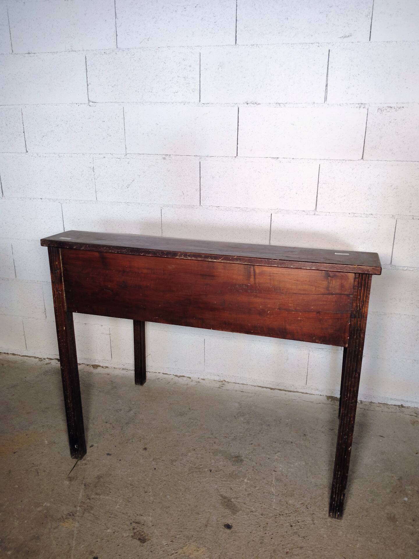 Antique Writing Desk in Solid Wood Louis XVI Style