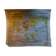 Old school map, planisphere, 50s-60s