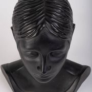 Sculptural Bust of a Woman in Clay, Denmark, 1975