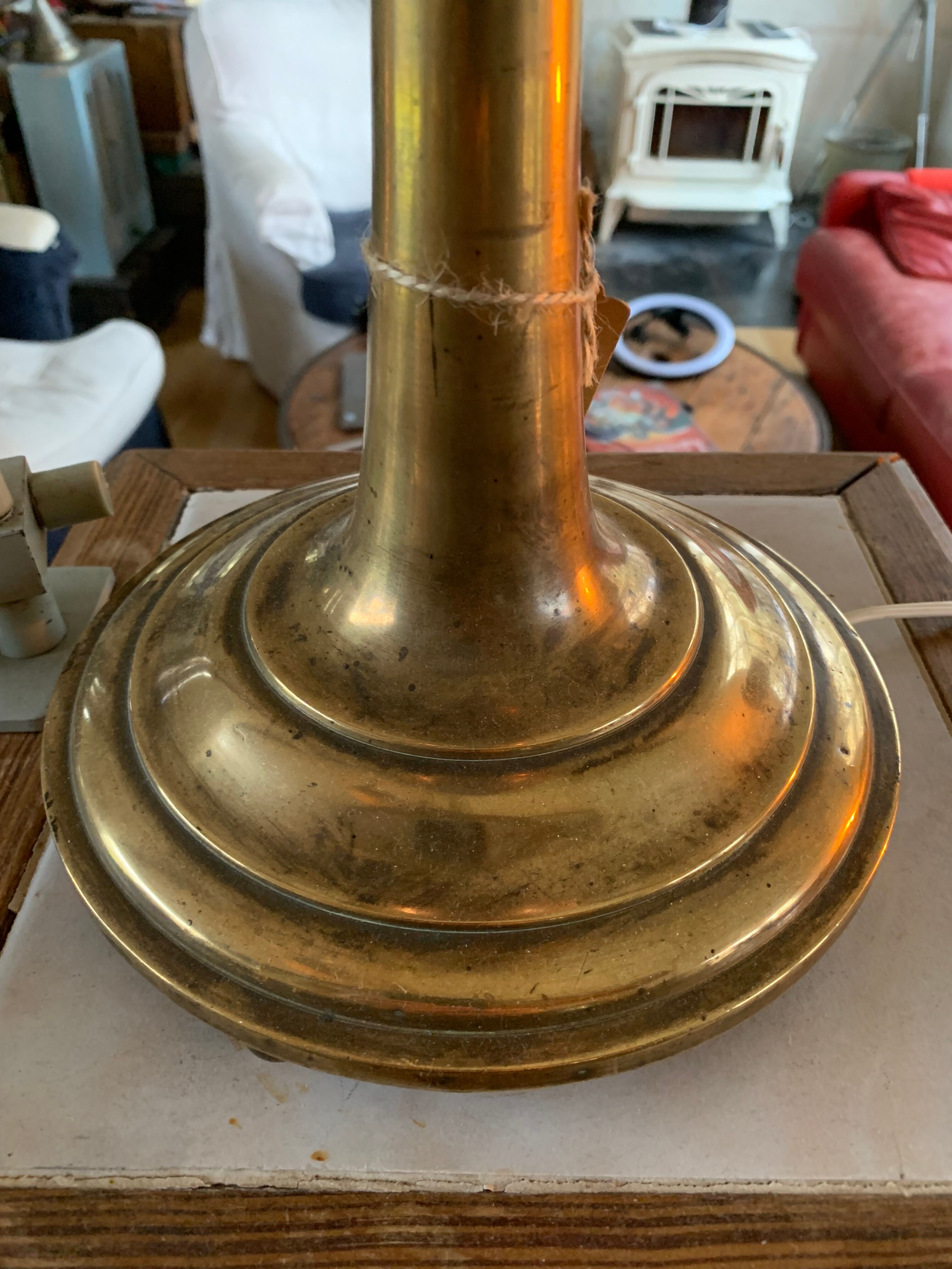 Lampe calice années 40