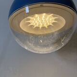 Vintage Space Age Blue Ceiling Lamp Väster by Knut Hagberg for Ikea, Sweden