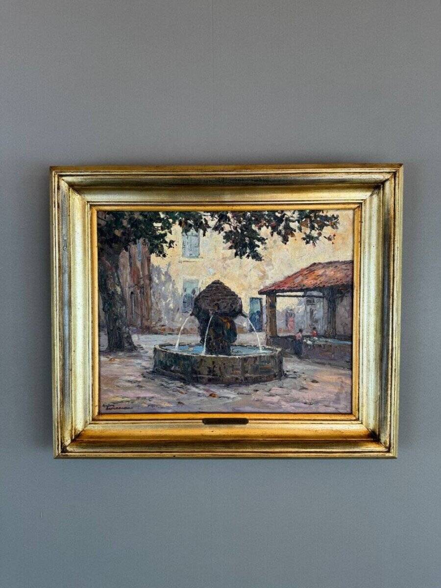 Oil Painting on Canvas Signed André Beronneau, 20th Century