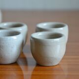 Lot of 12 grey sandstone snail buckets