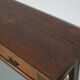 Antique french rustic farmhouse fruitwood & oak side table