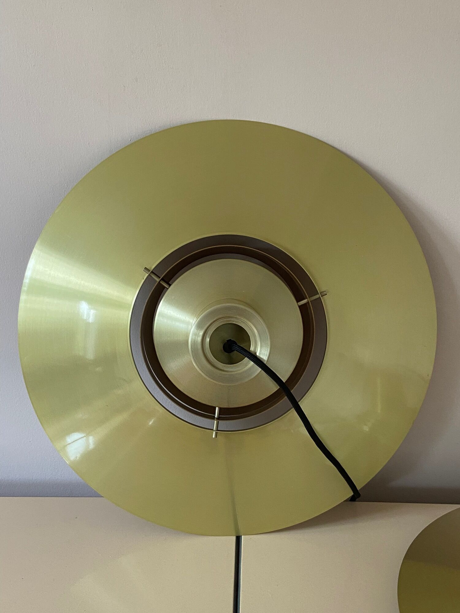 Brass Preben Fabricius & Jørgen Kastholm Pendant Lamp by Nordisk Solar Denmark
