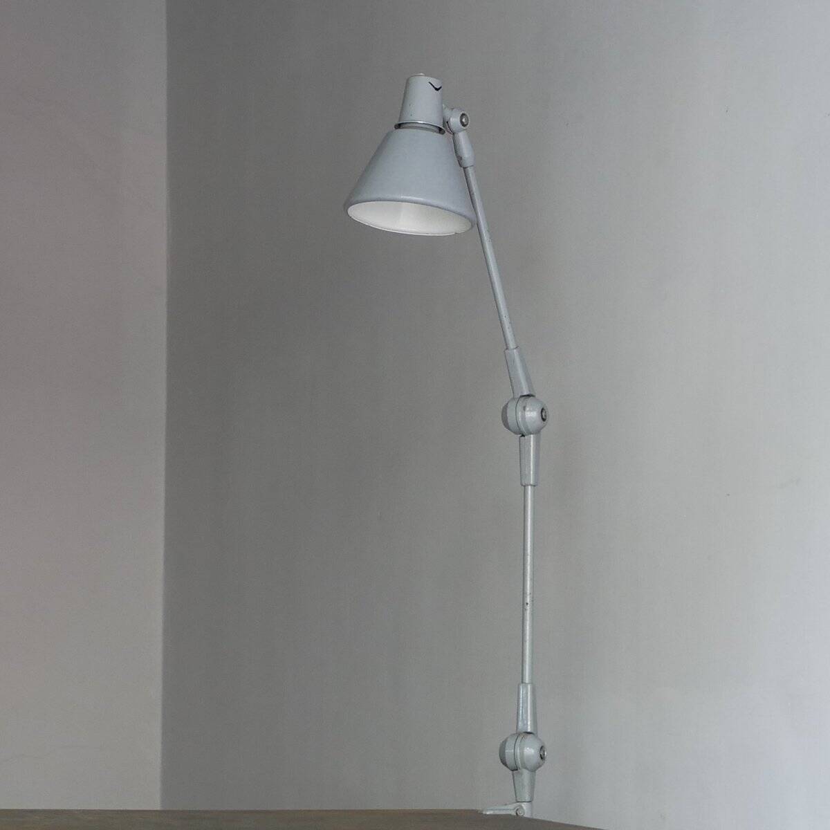 Aure table lamp industrielle de Stilnovo, Italie, 1962