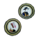 Pair of plates Henriot Quimper couple of Bretons