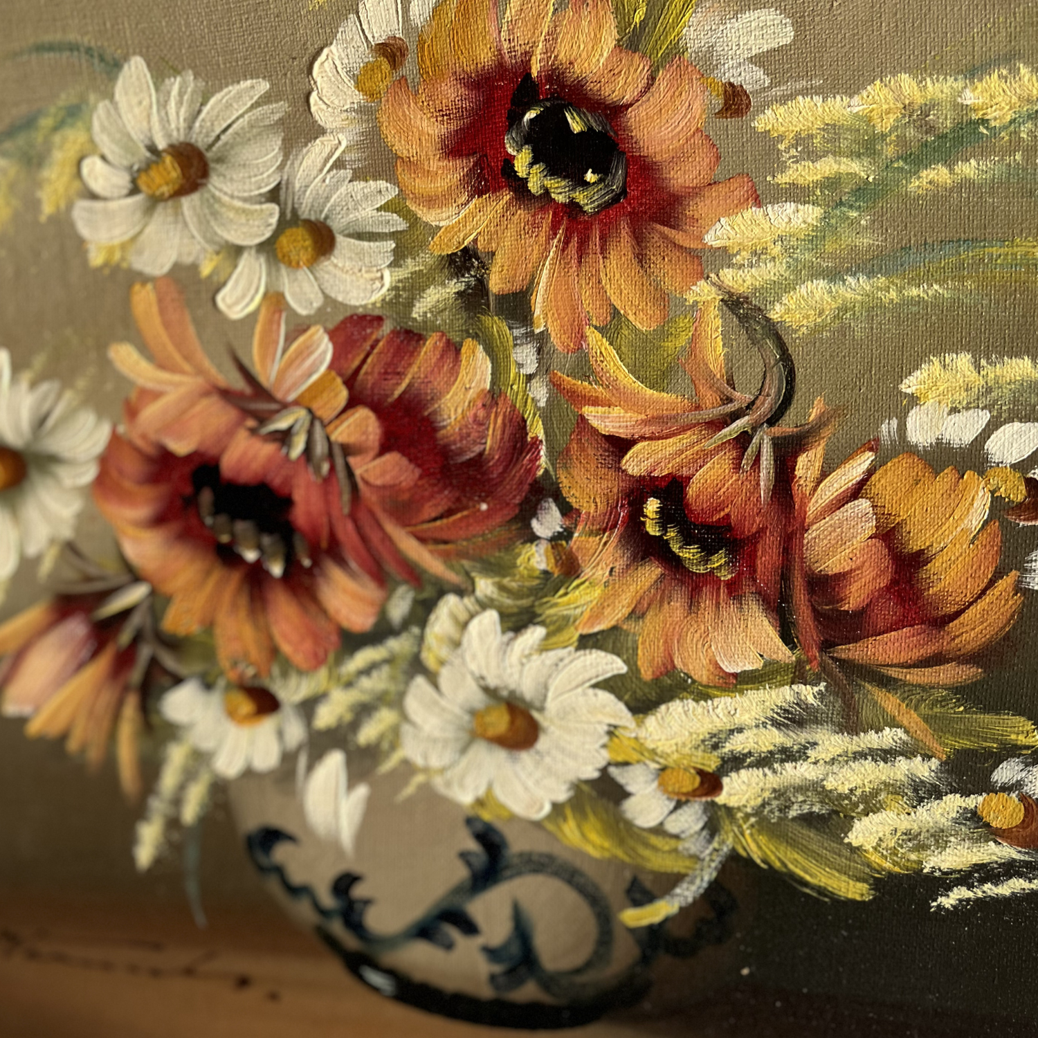 Huile sur toile
