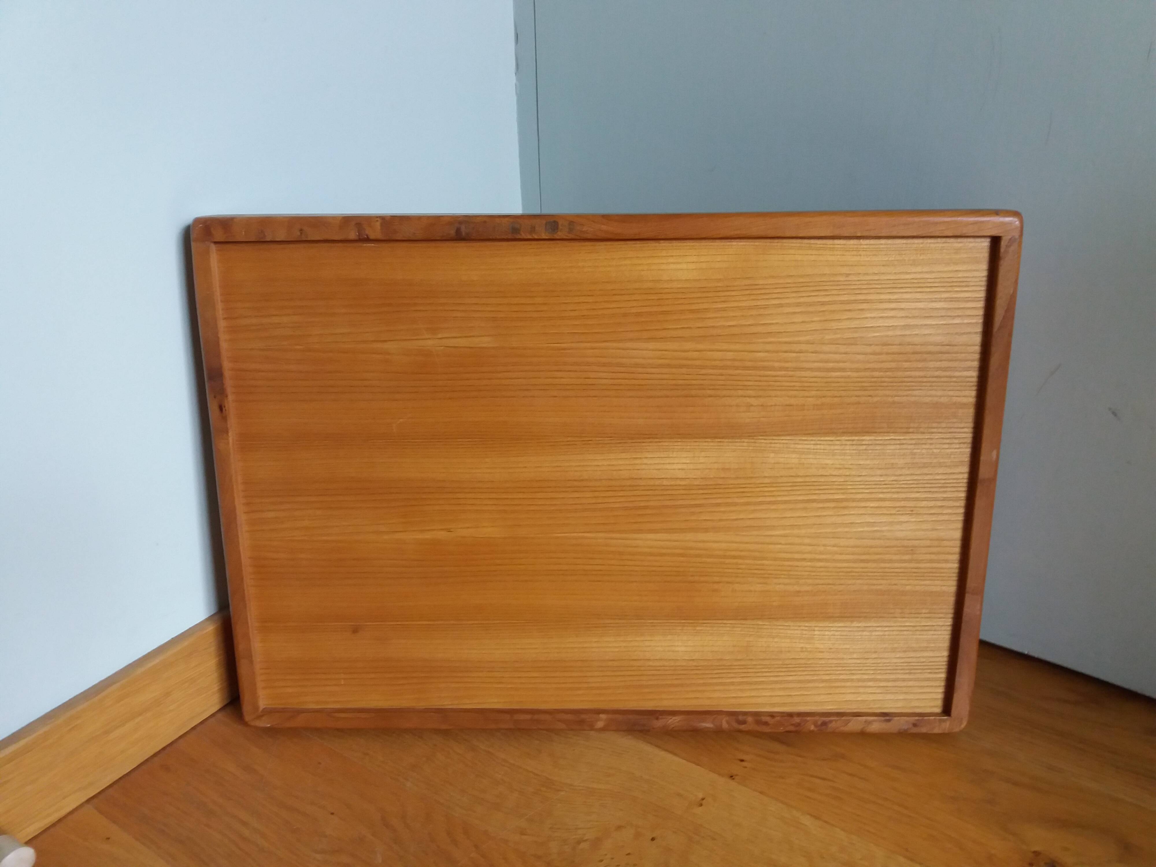 Scandinavian style wooden tray