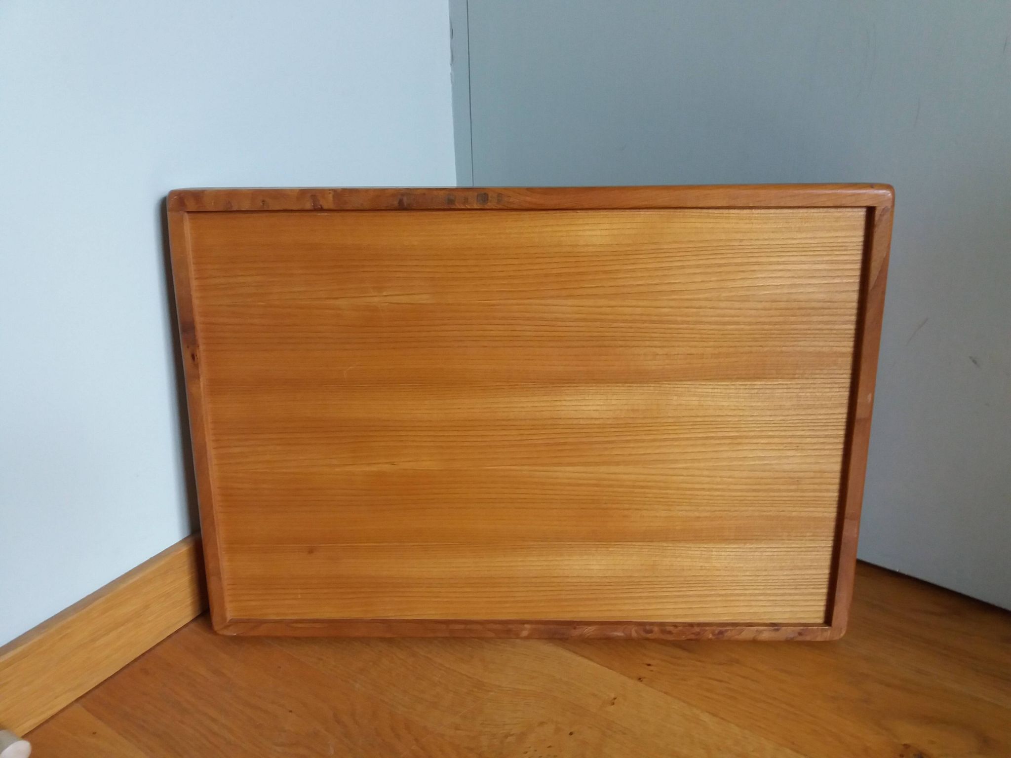 Scandinavian style wooden tray