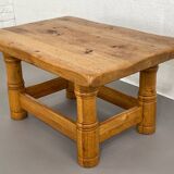 Vintage solid oak coffee table