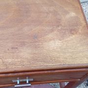 Old vintage wooden desk
