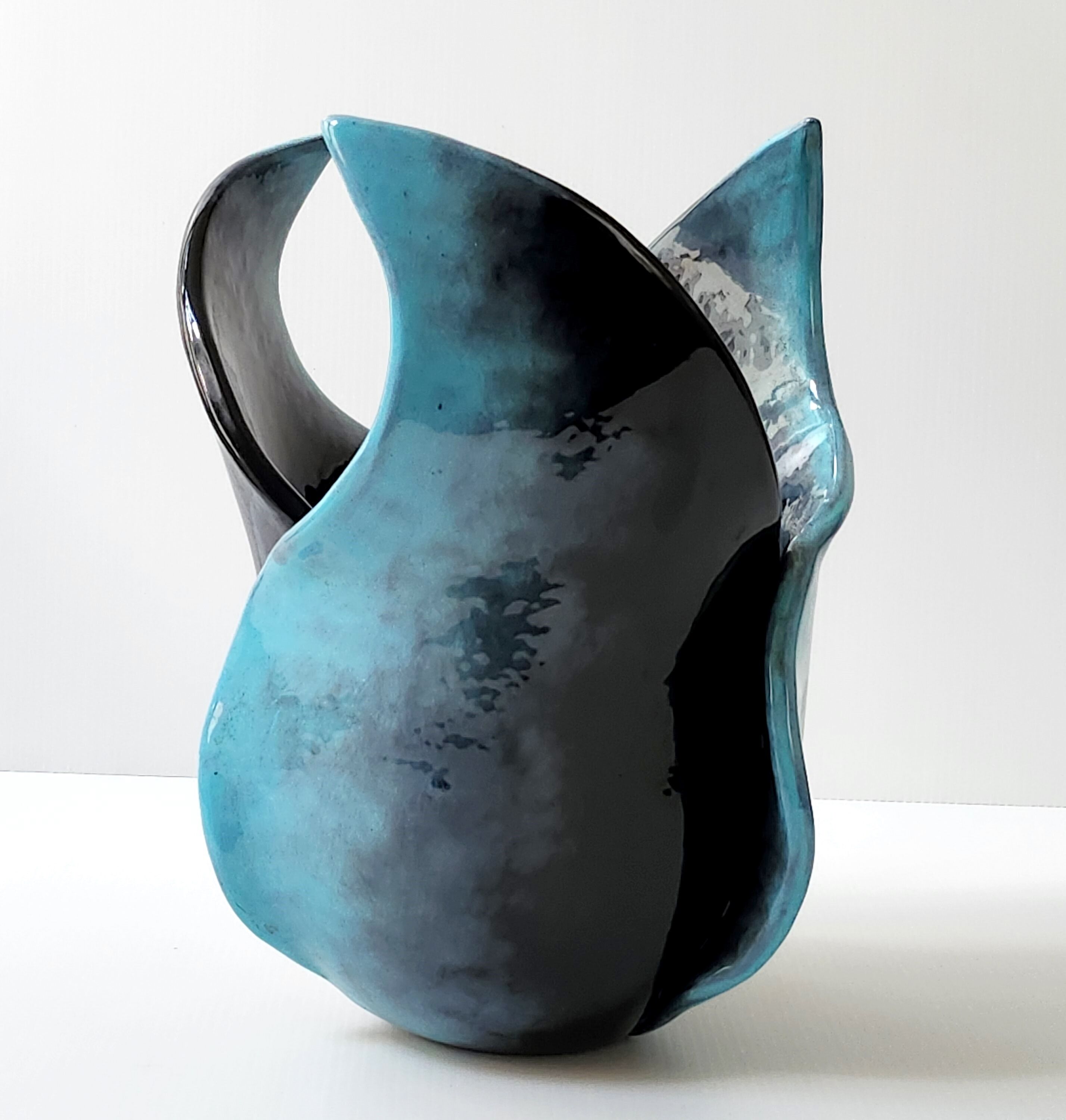 Vintage vase 1950 ceramic Jova