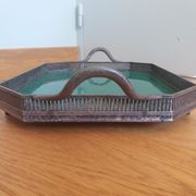 Plateau anglais Kirby Beard and Co et Royal Worcester 1911 Art Déco