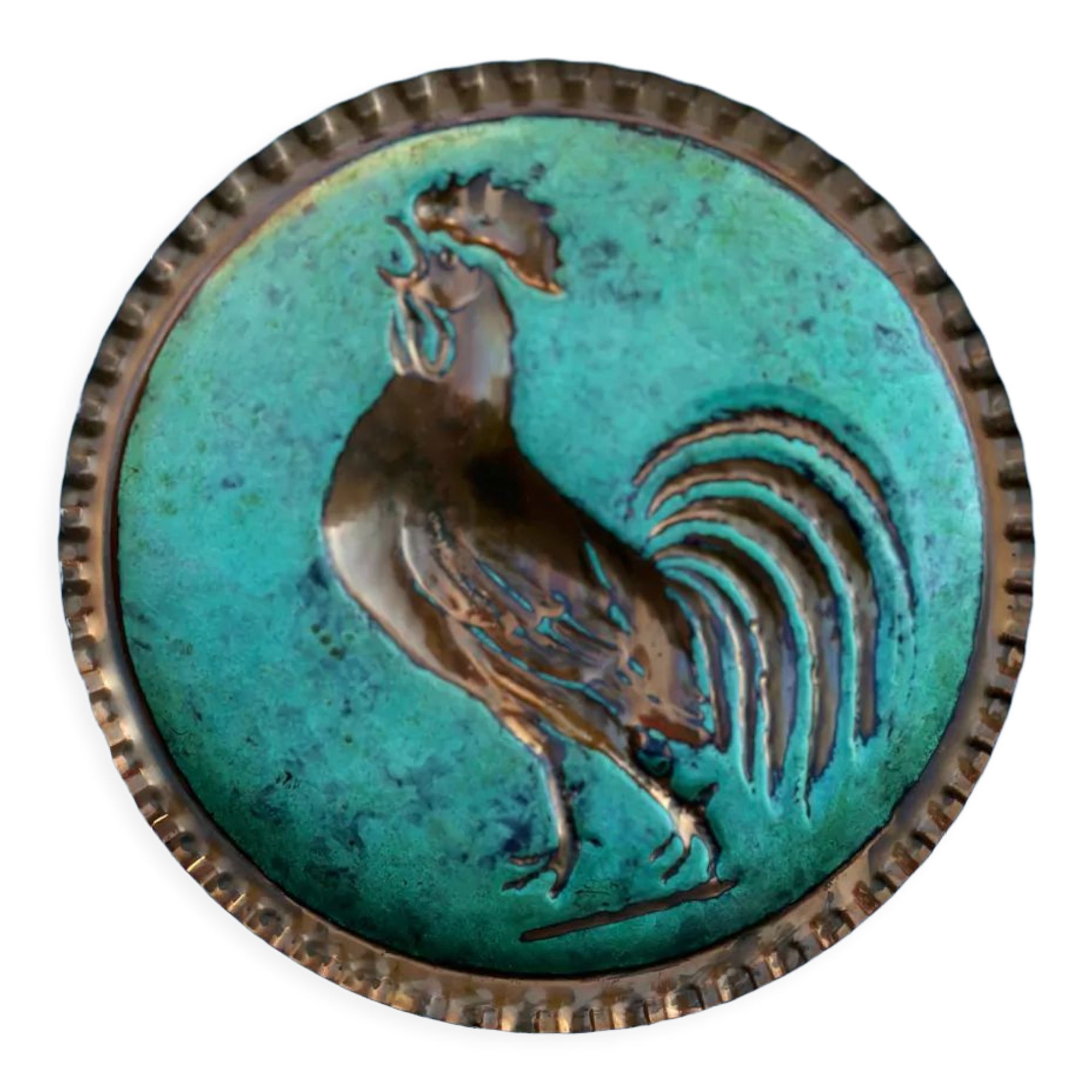 Copper plate for decoration