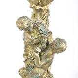 Paire de lampe Rococo Bronze