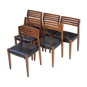 Suite de 6 chaises scandinaves