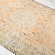 Hand Woven Peach Color Turkish Vintage Rug, 179x288 Cm