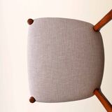 1960s Vintage Scandinavian Teak Chair with Curved Back