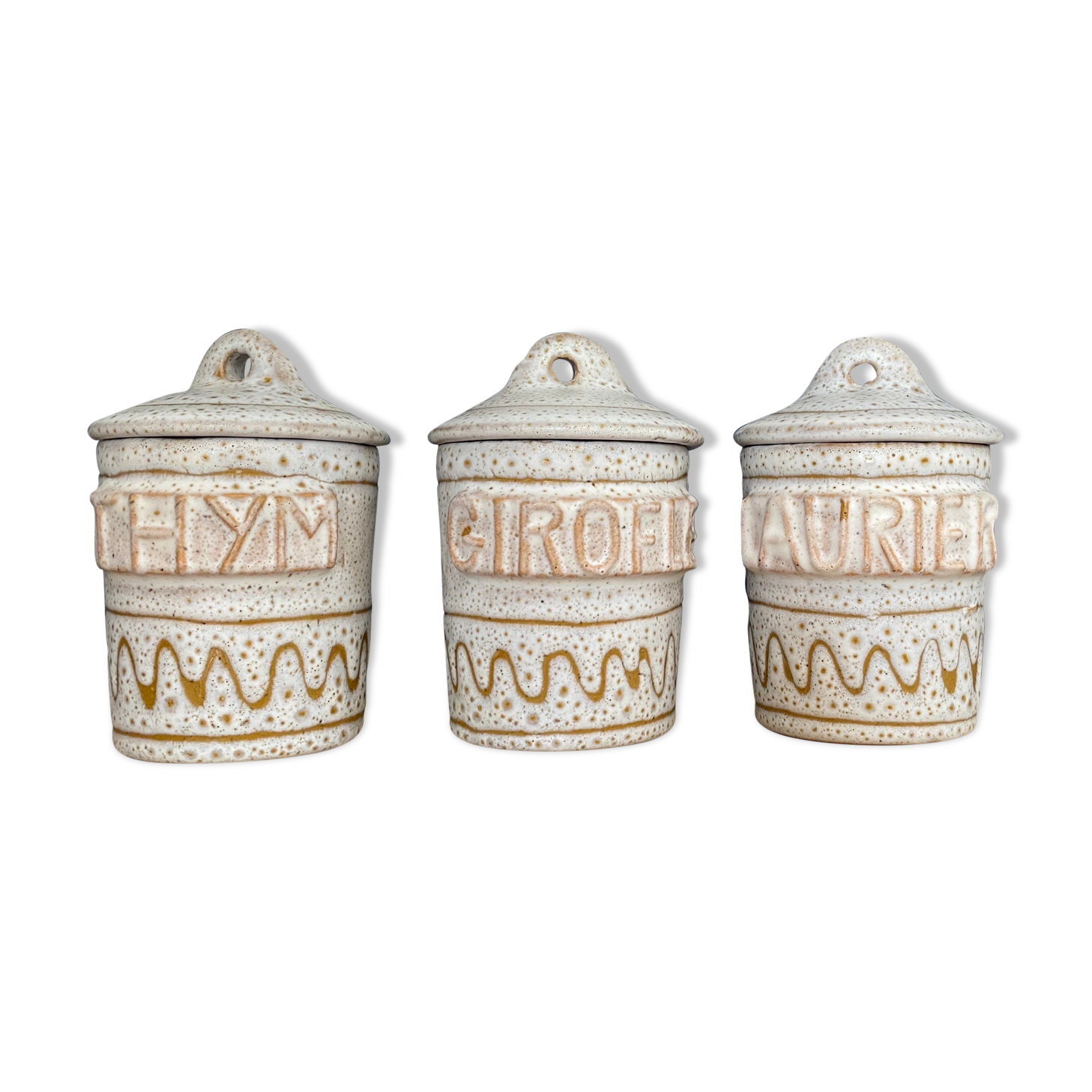 3 Spice Jars Vallauris