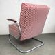 Thonet S-411 Armchair "Red & White"