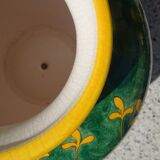 Ceramic lamp, vase and matching plate, Drimmer