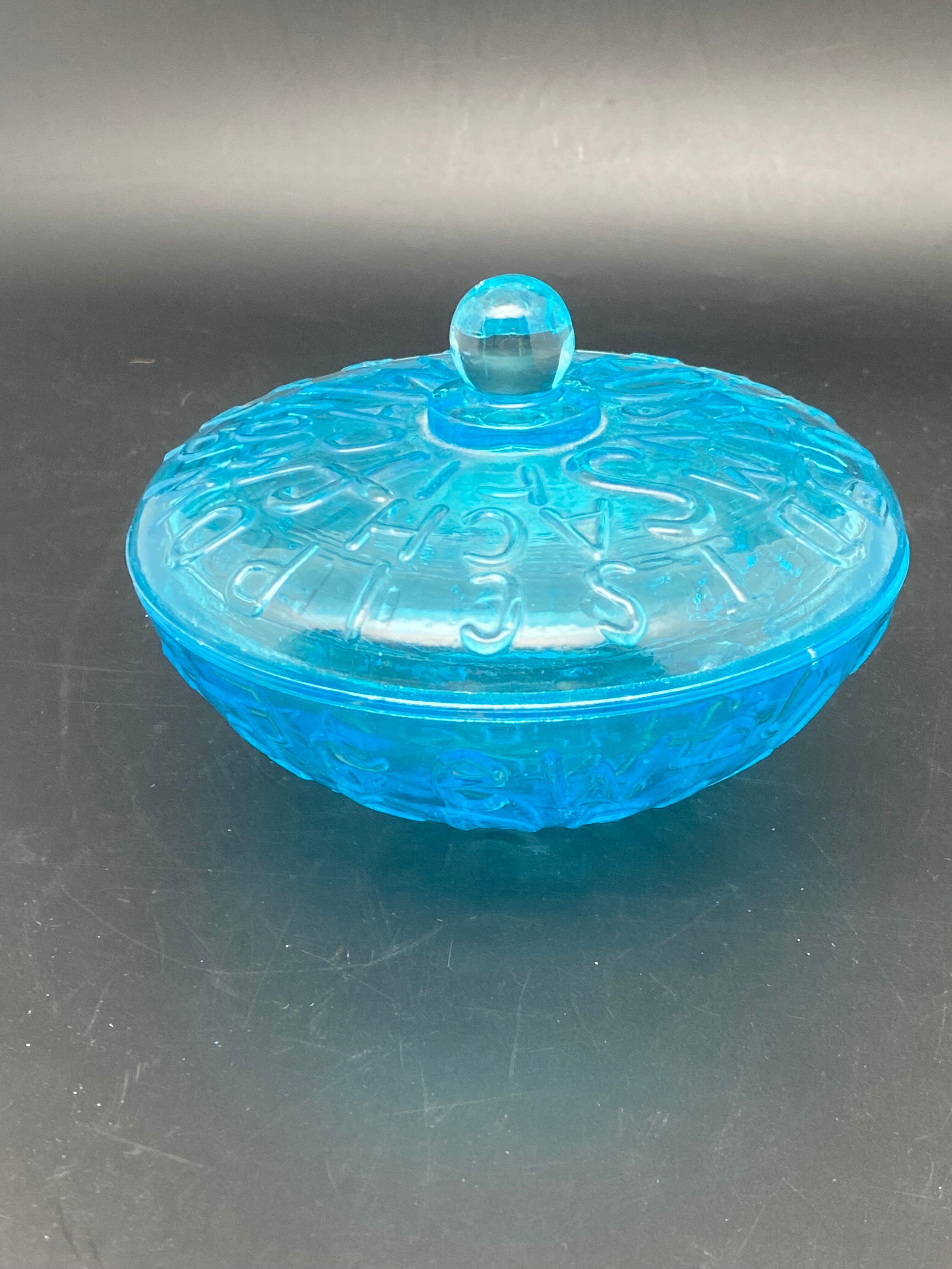 Blue tinted glass sweetener